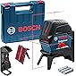 Bosch Professional Kreuzlinienlaser GCL 2-15 (roter Laser, Innenbereich, mit Lotpunkten, Arbeitsbereich: 15 m, 3x AA…