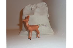 Lotte Sievers-Hahn Reh stehend mit Baumwollbeutel Krippenfigur