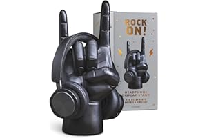 Luckies of London - Supporto per Cuffie Rock On | Porta Cuffie da Scrivania | Organizzatore e Organizer per Gioielli a Forma di Mano | Accessori