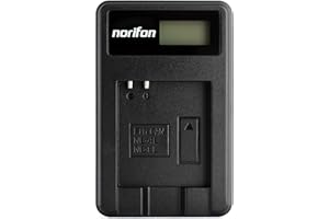 Norifon NB-4L LCD USB Chargeur pour Canon PowerShot SD750 SD780 is SD1000 SD1100 is SD1400 is A2200 A3100 is, IXY Digital 60, IXUS 220 HS, Digital IXUS 70 Caméra et Plus