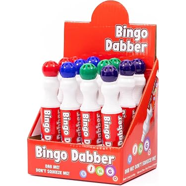 Pack De 50 Rotuladores Carioca Clásicos Para Bingo – Punta De 2 Mm, Color Rojo, Ideales Para Marcar Cartones Y Juegos De Mesa, Calidad Garantizada