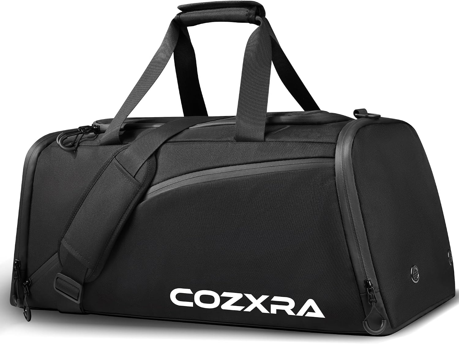 Bolsa Deporte Hombre Mujer, 40L Mochila Gimnasio Grande con Bolsillo Zapatos y Húmeda, Impermeable Bolso de Gimnasio para Gimnasio, Acampadas, Excursiones al Aire Libre, Viajes de Negocios y Viajes
