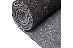 Carpeto Rugs Gazon Synthétique Exterieur - Faux Gazon Artificiel pour Balcon, Terasse et Jardin - Tapis Gazon au mètre - Fausse Herbe Balcon - Tapis Herbe Artificielle - Gris - 300 x 100 cm