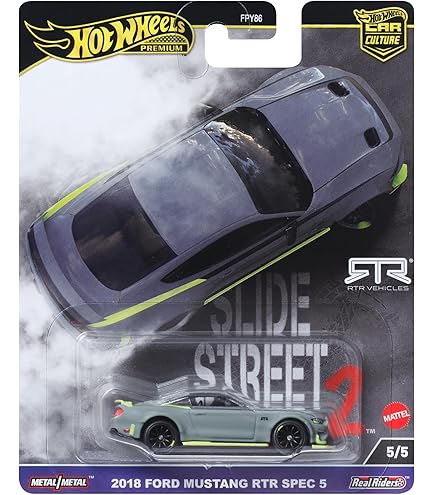 Hot Wheels - Ford Mustang Dark Horse - Then and Now 10/10 - HRY93 - Short Card - Sportwagen - blauw mat - Mattel 2024 - 1:64