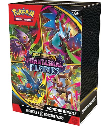 Pokémon TCG Mega Evolution 02: Phantasmal Flames – 3-Pack Blister