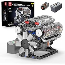 Mould King 10227 V8 Motor Bausatz - 787 Teile Technik Spielzeug