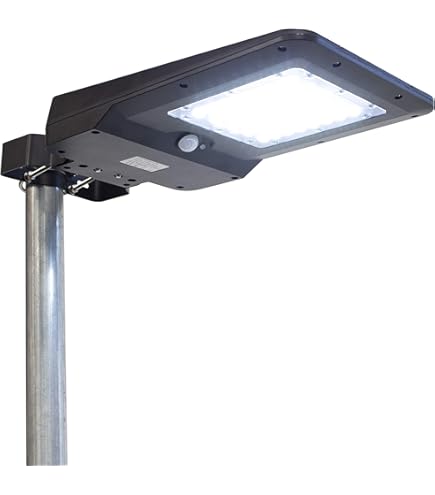 Wagan 2000 Lumen Solar Wall Light - Waterproof Motion Sensor LED Outdoor Security Light