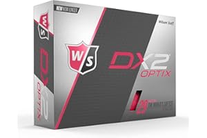 WILSON STAFF Wilson Golf Dx 12 Balle de golf-Homme-Rose (Rose fluo)-Taille unique