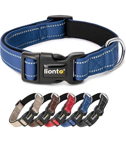 Hundehalsband Alu-Max® – Soft Nylon, Rot Mit Pfoten, 20 Mm, 30-50 Cm, Mit Zugentlastung, Waschbar