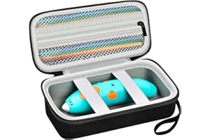 ANKHOH Case Compatible with 3Doodler Start+ Essentials (2022) for 3D Pen Set for Kids, Storage Organizer Holder for Printing Filament Refill and Micro-USB Charger, Black (Box Only)