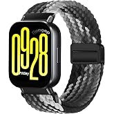 Rongep Knitted Loop Fabric Cord Compatible with Xiaomi Redmi Watch 5 Active/Redmi Watch 5 Lite/Watch 2/2Pro/S3/S1/S1Pro/S1 Active Inner