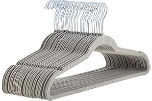 AmazonBasics Hangers, grey, pack of 30