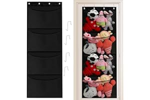 HNBTX Portaoggetti Da Appendere Con Deposito Per Animali Di Peluche,Tasche Portaoggetti Da Parete E Pratico Organizzatore Di Porte