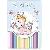 Twizler Biglietto Di Auguri Per 10° Compleanno Bambina, Tema Pigiama Party, Con Busta Rossa, Prodotto UK