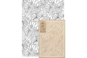 NAKLEO Stencil per Pittura Grandi Dimensioni 59x95cm, Deco Foglie Tropicali Geometrico Modello per Pareti, Plastica e Riutilizzabile Fai Da Te Carta da Parati Decorazioni Casa, Muro Legno Mobili