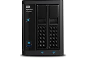 WESTERN DIGITAL WD Sin discos My Cloud Pro PR2100 Pro Series 2-Bay Almacenamiento en red - NAS - WDBBCL0000NBK-EESN