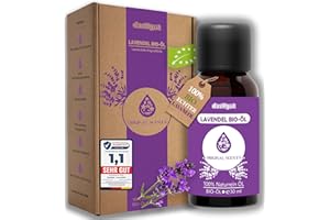 ‎DASXGUT DasXgut – Lavendelöl 30 ml – [100% Naturrein] Bio öl Zertifiziertes Lebensmittel – Ätherische Öle – für Diffusor – Duftöl – Aromatherapie – Lavandula Angustifolia Der Echte Lavendel E5004111 BG-BIO-02
