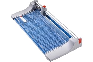 Dahle 444 paper cutter (up to DIN A2, 30 sheets cutting capacity) 670 mm, blue 00444-09686