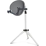 SSL Zone 1 Mini Dish Kit for Sky HD/Freesat/Hotbird/Polesat Satelite dish Quad LNB Kit for Camping, Carvan or holiday home.
