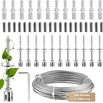 Kit Traliccio Per Piante Rampicanti - Cavo Acciaio Inox, 24 Metri - Foto 5