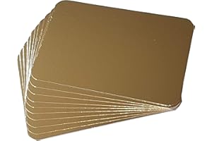 ‎EQUIPSTER 25x Lachsbretter 160 x 230 mm gold/silber Lachs Trays zum einvakuumieren