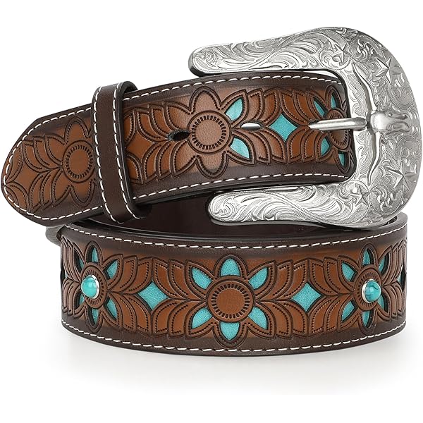 POPLYKE Orecchini A Cappello Da Cowboy In Argento Sterling 925 Con Turchese, Stile Western, Ipoallergenici
