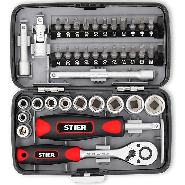 Werckmann Socket Spanner Set 12-Piece Ratchet Box Ratchet Box Nut  