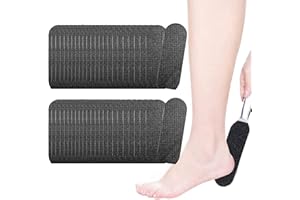 EBANKU 50pcs Lima de pie para herramientas pedicura lima de pedicura para pies relleno de papel escofina de repuesto para pedicura