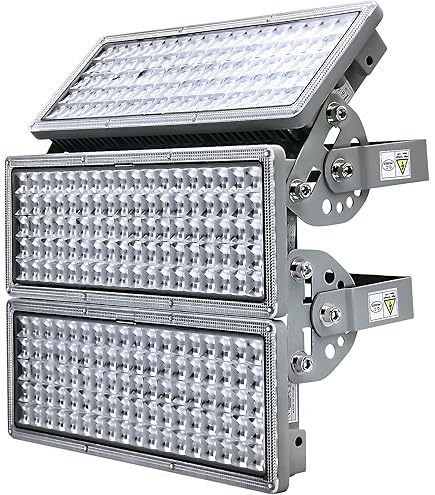 STASUN 480W 48000LM LED Outdoor Flood Light,Super Bright Spotlight 6000K Outdoor Security Light,IP66 Waterproof Spot Lighting For Stadiums,Racetracks ,Warehouses