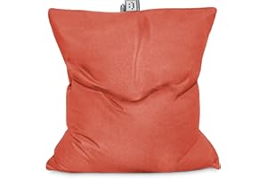 HAPPERS Pouf Gigante Big Pouf XXL Naylim Opaco Arancione per esterno con imbottitura inclusa