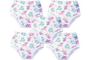Bambino Mio, Culotte d'apprentissage Lavable Révolutionnaire, unisexe, pour garçons et filles, palais de pégase, 3 ans et +, lot de 5