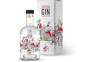 ‎WEILA Effzeh Kunstedition by Andreas Ganther | mit hochwertiger Geschenkverpackung | Handcrafted Gin | 500ml Einzelflasche | 42% vol | hochwertiger Gin | Geschenkidee für echte FC Köln Fans