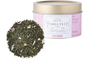 Tè in foglie di Sakura di CHILL TEA Tokyo - Tè 100% giapponese ai fiori di ciliegio - Molto fruttato, aroma floreale (30g)