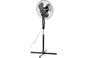 Mesko MS 7311 Ventilateur sur pied 45 W Noir