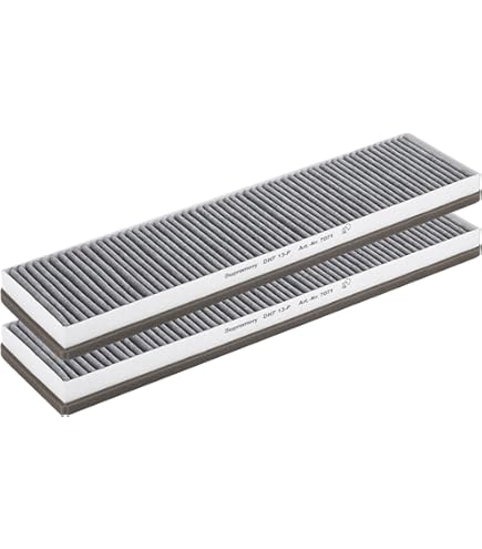 purero Actief koolfilter - vervangingsfilter voor Miele DKF 12-P / 11762580 opvolger van DKF 12-1 - optimale geuropname - Made in Germany