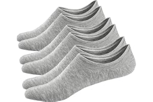 Ueither Calzini Fantasmini da Donna, Calze Invisibili in Cotone Sportivi Corti Calzini con taglio basso,Ottima Qualità e Comodità,Antiscivolo 36-43