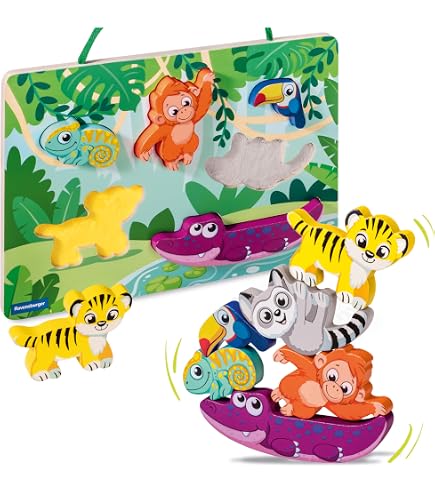 Peluche d'activités - RAVENSBURGER - 34053 - Bleu - Dès la naissance - Stimule la motricité fine - Informatique