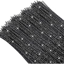 TOAOB 400 stuks chenillegaren, draadstangen, chenille, wit, kuur, pijpen, reiniger, verschillende kleuren, reinigers, handwerk, set, 6 mm x 300 mm, voor doe-het-zelf, handwerk, decoratie, creatieve