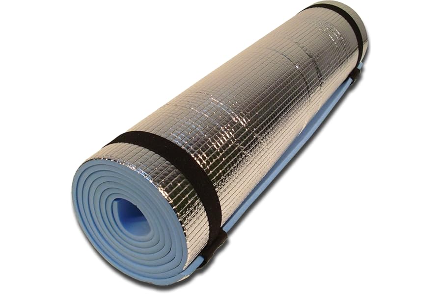 Yellowstone Eva Camping Mat With Foil - Blue