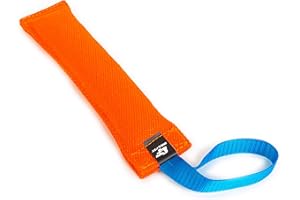 Bull Fit Boudin À Mordre Jouet pour Chien en Coton/Nylon avec 1 Anse, 30 cm - Dummy Rouleau d'apprentissage Flottant - Robuste Boudin Mordant Chien