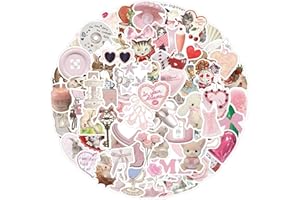 DIWSO 120 Pezzi di Adesivi Carini per Valigie, Skateboard, Computer, Bottiglie d'acqua, Smartphone, Auto, Skateboard, Casco, Chitarra, Adolescenti, Ragazzi, Ragazze, Adesivi, Impermeabile