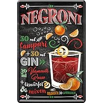Targa Metallica Retrò 30x20 Cm - Decorazione Per Bar, Ricette Cocktail, Stile Vintage Per Appassionati Di Gin - Foto 10