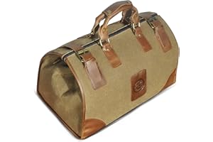 Handadsume Tela resistente all'acqua + Cuoio genuino Borsa da viaggio Tote Borsa da palestra Duffle Valigia Borsa per il weekend Per gli uomini Maschio FB8151