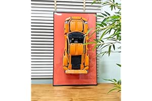 WETCEAOM Cadre d'affichage mural pour Lego Technic Porsche 911 GT3 RS 42056, Tableau d'affichage mural pour Lego les amateurs, taille : 75x45 cm