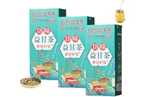 Apujent 18 Flavors of Liver Protection Tea,China Chinese Nourishing Liver Tea, 18 Flavors Liver Care Tea, Everyday Nourishing Liver Tea and Protect Liver Tea. (3 Boxes 90 Bags)