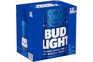BUDWEISER Anheuser Busch Bud Light - Aluminium Bottles (12 x 0.473 l)