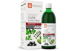 Krishna's Diabic Care Juice - 1000 ml | Blend of 11 herbs Methi, Amla, Karela, Jamun, Kutki, Guduchi & 5 other herbs to manag