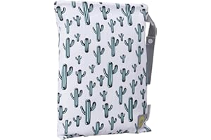 Itzy Ritzy - Travel Happens - Wet Bag - Cactus Crew - Medium