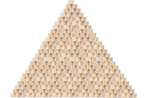 Kurtzy Cubos de Madera Pequeños (Pack de 300) 1 x 1 x 1 cm - Bloques Madera Natural de Pino Sin Acabado - Cubos Madera Educativos, Manualidades, Sellos, Puzzles, Números