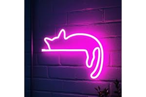 O&BTRC01 Neon Lights for Bedroom, Lightning Shape neon Light Sign for Bedroom Accessories, Neon Wall Light Decorations for Bedrooms (C)